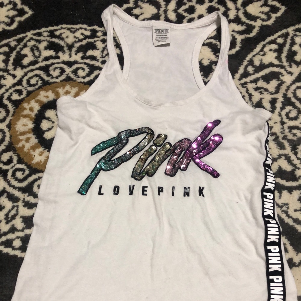 Pink (vs) tank top